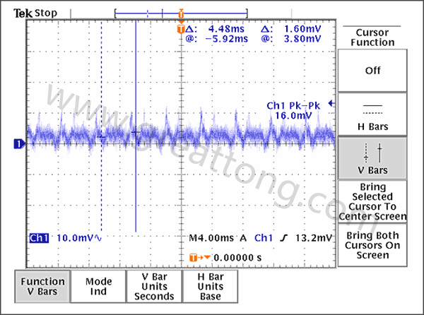  圖10. 在VCO電源端增加旁路電容后減小了噪聲。-深圳宏力捷