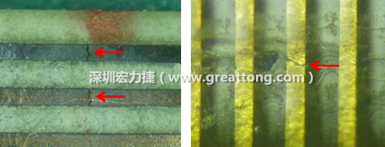 如果擔(dān)心這個(gè)方法可能對(duì)弄斷銅箔線路，也可以試著將銅箔線路旁沒(méi)有銅箔的位置切開，然后試著撕開剝離外層護(hù)膜(cover film)，達(dá)到相同的目的