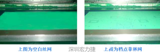 熱風(fēng)整平后導(dǎo)通孔邊緣起泡掉油，采用此工藝方法生產(chǎn)控制比較困難，須工藝工程人員采用特殊的流程及參數(shù)才能確保塞孔質(zhì)量。