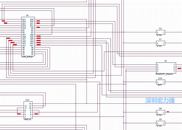 圖紙沒有層次的概念，不管電路有多復雜，只有一張平面圖。