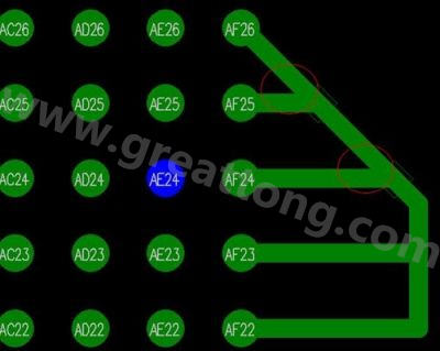 銳角走線正是化學物質(zhì)得以藏身的‘酸阱’。