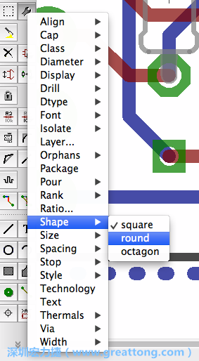 你可以在元件定位或是繪制完成之后，使用「變更/扳手（Change/wrench）」工具來改變元件里很許多多不同的性質。
