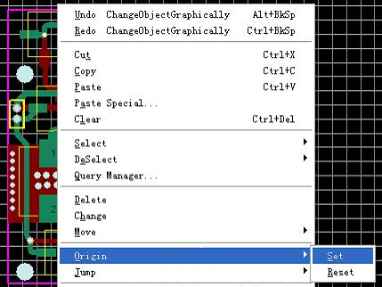 依次按“E、O、S”將原點(diǎn)設(shè)置到圖形的左下角